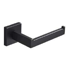 PORTA PAPEL HIGIÊNICO INOX 304 PRETO